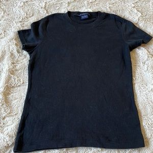 Vintage  Ralph Lauren Sport Black Like New 100% Cotton T-Shirt Size Small